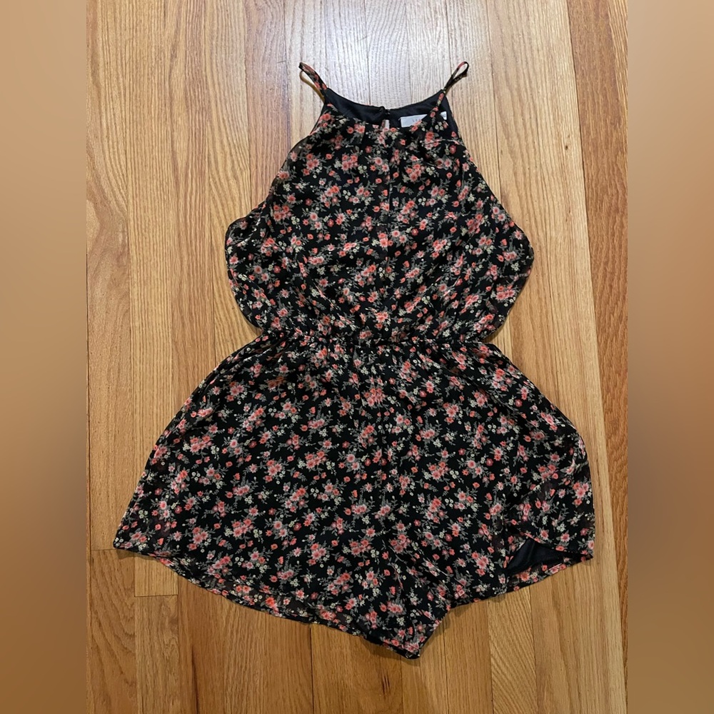 Lush Floral Romper